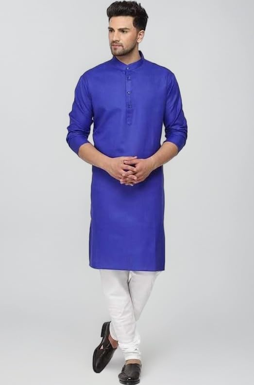 Men Cotton Regular Kurta