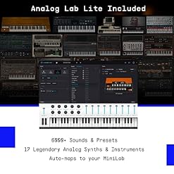 Arturia Clavier contrôleur MiniLab MkII – 25. Promotion spéciale d’une durée limitée. Comprend Mini V, Stage 73 V et Rev… - Les Beatles, Paul McCartney, John Lennon, RIngo Starr, George Harrison Arturia Clavier contrôleur MiniLab MkII - 25. Promotion spéciale d'une durée limitée. Comprend Mini V, Stage 73 V et Rev… – Image 6