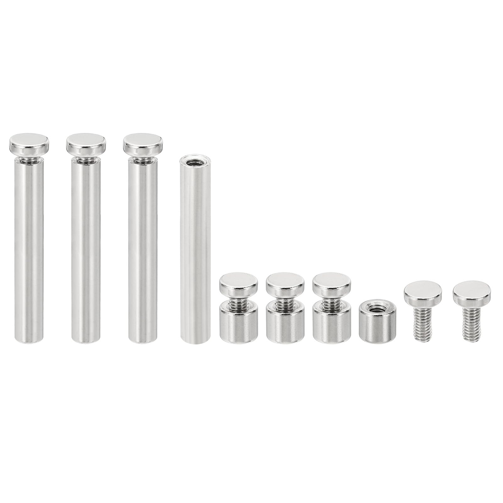 PATIKIL 1/4 x 1.6 inch Sign Standoff Screws