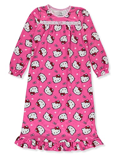Ame Sleepwear Girls' Hello Kitty Traditional Flannel Night Gown (4) Pink, (Hk409Ggl4) #TOP9