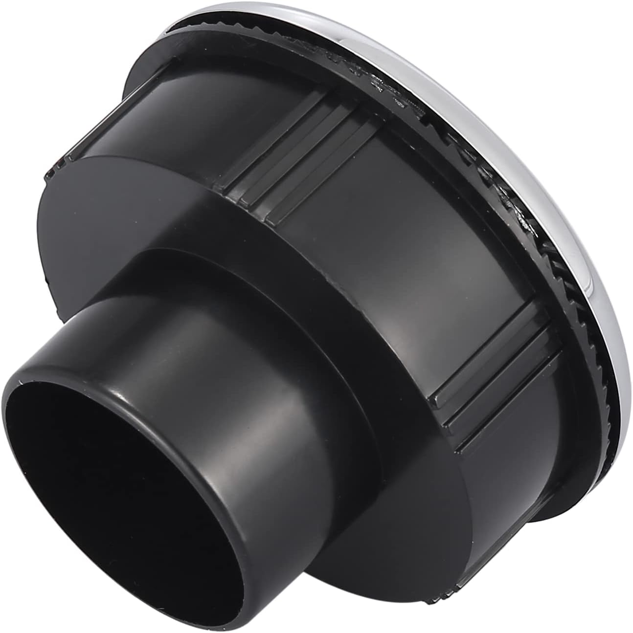 X AUTOHAUX 4Pcs Round AC Air Outlet Vent Louvered Dashboard Electroplate Knob for RV Bus Boat Yacht Caravan 87mm 75mm 46mm