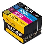 YINGCOLOR 603XL Compatible Cartouche d'encre pour Epson 603 XL 603XL pour Epson Expression Home WF-2835DWF WF-2810DWF WF-2850DWF Workforce WF-2830DWF XP-4100 XP-2100 XP-3100 XP-4105 XP-2105 XP-3105