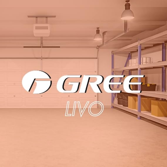Gree 9,000 BTU 16 SEER LIVO+ Wall Mount Ductless Mini Split Air Conditioner Heat Pump 208/230V