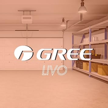 Gree 9,000 BTU 16 SEER LIVO+ Wall Mount Ductless Mini Split Air Conditioner Heat Pump 208/230V