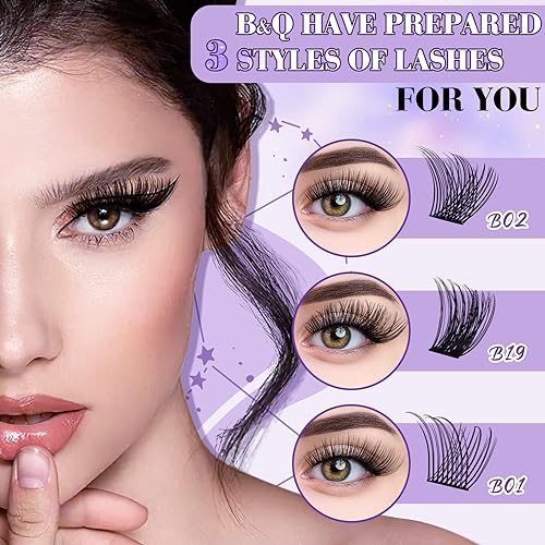 Lash-Extension-Kit-B01B02B19-Eyelash-Extension-Kit-BQ-DIY-Lash-Extension-Kit-156-PCS-Lash-Clusters-8-18mm-Cluster-Eyelash-Extensions-Kit-with-Lash-Bond-and-Seal-Lash-Applicator-Tool-KitAndromeda