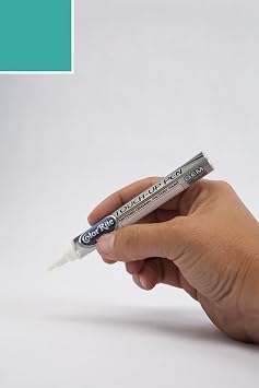 Pen for Ford All Automotive Touch-up Paint - Gulfstream Aqua F (1969) - Color+Clearcoat Package