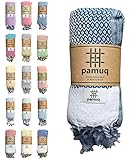 [page_title]-pamuq® Strandtuch XXL Saunatuch Badetuch Hamamtuch Groß Baumwolle Oeko-TEX® Duschtuch Pestemal Handtuch Fouta Pareo Yoga Decke Sporttuch Sarong Herren Damen