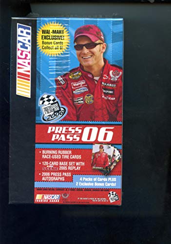 2006 Press Pass Race Racing Car NASCAR Trading Card Set Wax Pack Box