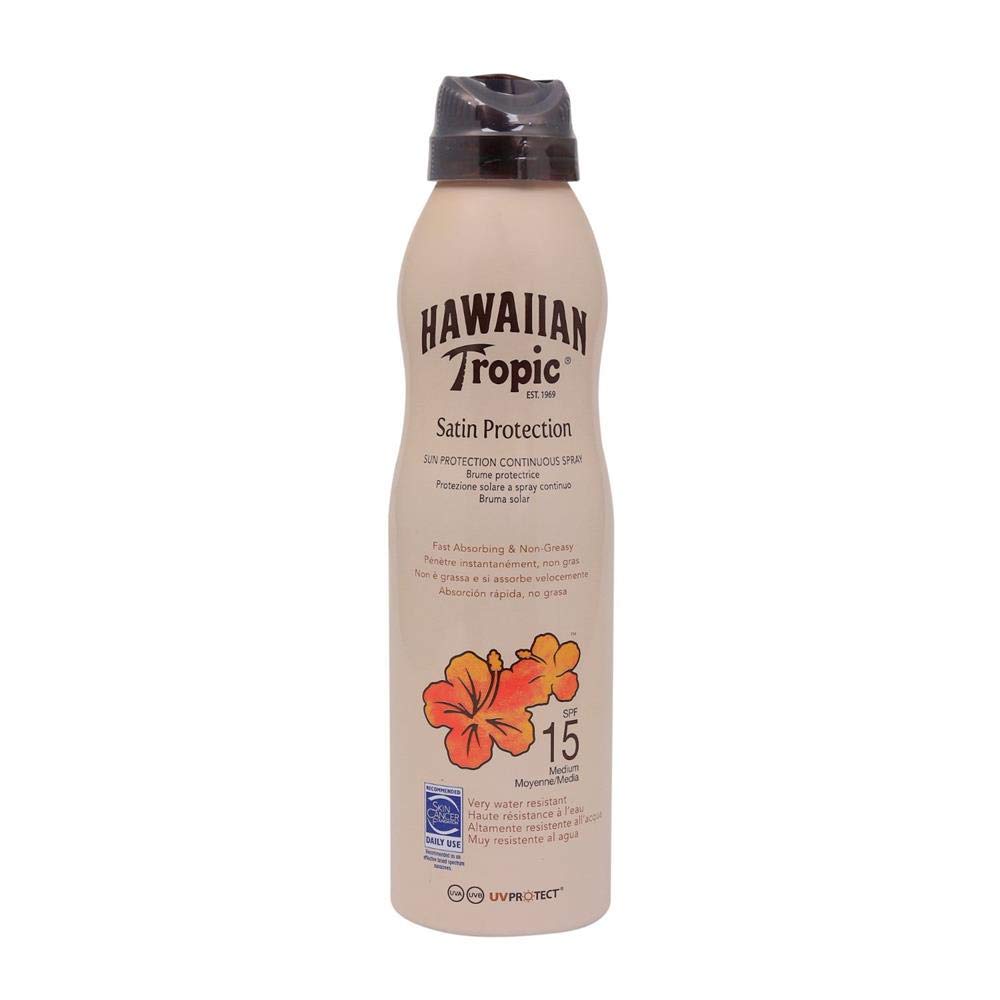Hawaiian Tropic Tropic Satin Protection Bruma Solar SPF15 Medium 220ml