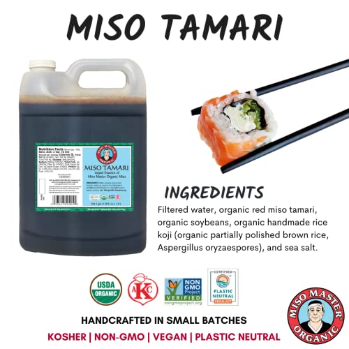 Miso Master Organic Miso Tamari, 1 Gallon #TOP5