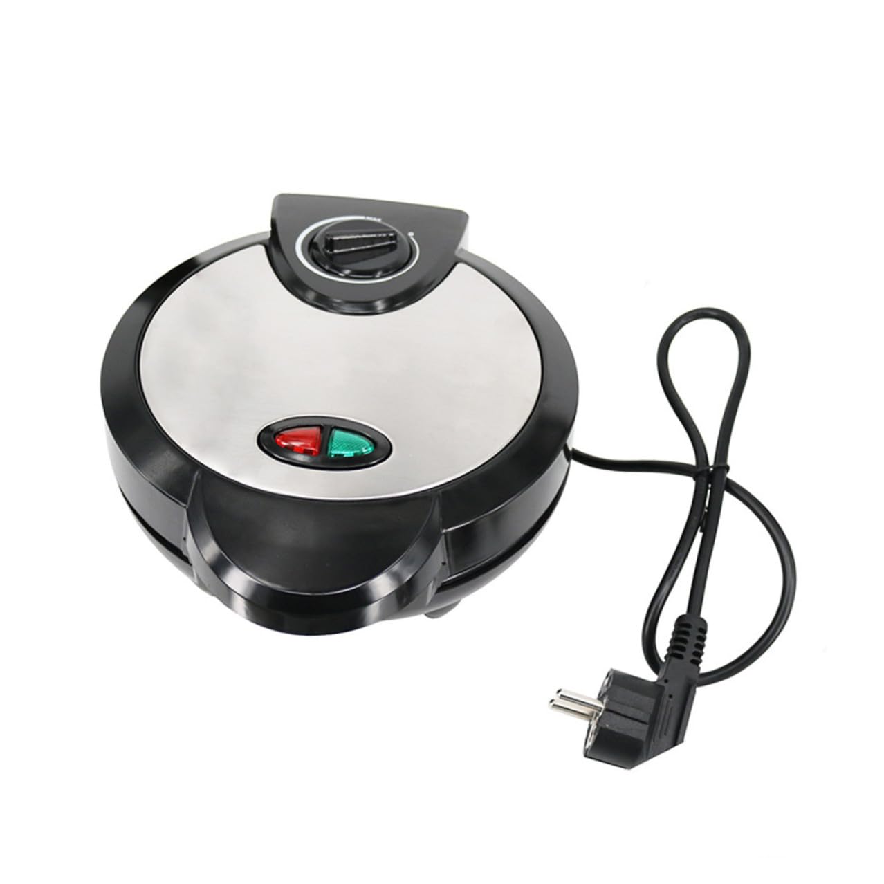 Cabilock Máquina para Hacer Rollos de Helado Negra de Acero Inoxidable | Revestimiento Antiadherente, Limpieza Sencilla, Uso Doméstico para Conos y Enrollados