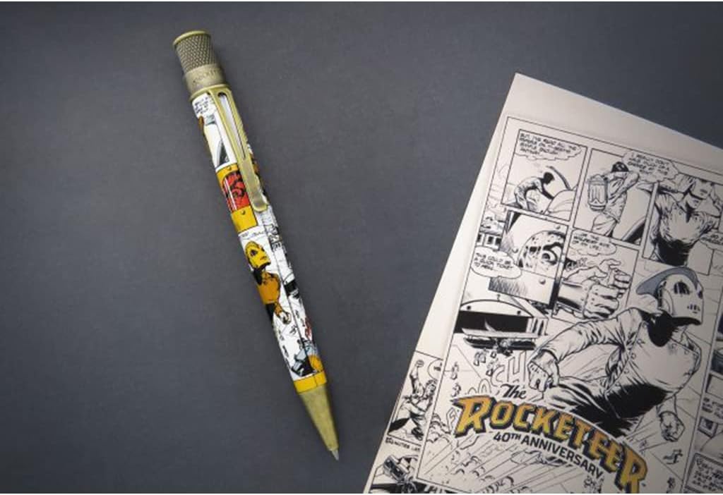 Retro 51 First Flight Comic Panel, The Rocketeer x Okkto Licensed Rollerball Pen