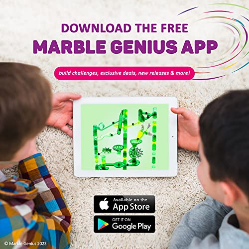 image for Marble Genius Marble Run Booster Set - 30 Pieces Total (10 Action Piec