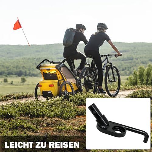Fahrrad Anhängerkupplung mit Drehsicherung für den Comfort Wagon, Fracht und Haustier Fahrrad Anhängerkupplung Zubehör