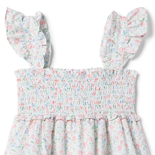Janie and Jack Girls Smocked Floral Dress (Toddler/Little Big Kids)3