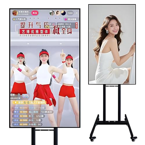 CIELOBLOEN Pizarra Digital interactiva de 36 Pulgadas Pizarra Digital interactiva, Pantalla no táctil, Compatible con conexión por Cable/inalámbrica, para presentaciones, anotaciones