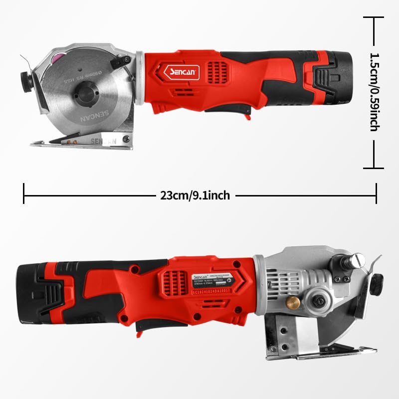 SENCAN Cordless Electric Rotary Shear