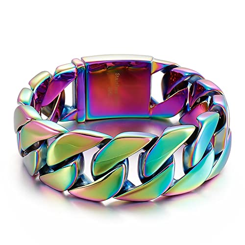 Bracelet acier inoxydable 18k 24 mm : fini les bijoux légers qui se cassent