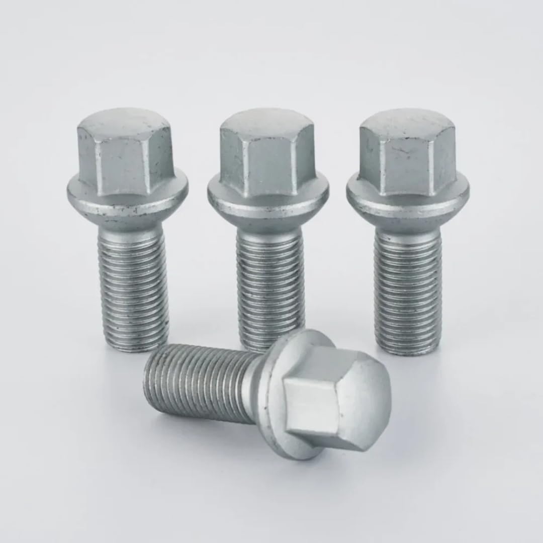 Śruby do Kół dla Mercedesa Benz, śruby piasty koła M14x1,5, sześciokątne, długość 17 mm, długość gwintu 49 mm, gniazdo kulowe 27 mm