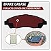 SIPAUTEC-Front & Rear Ceramic Brake Pads Replacement For 2014 2015 2016 2017 2018 2019 2020 2021 2022 Jeep Cherokee With Dual Piston Front Caliper