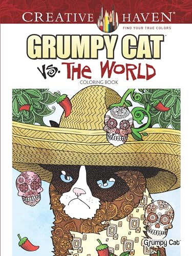 Creative Haven Grumpy Cat Vs. The World Coloring Book (Adult Coloring Books: Pets)