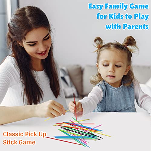 Trimagic 3-In-1 Family Games For Kids And Adults - Jacks Game With Ball, Pick Up Sticks, Wooden Tic Tac Toe Game- Classic Coffee Table Top Decor, Old Fashioned Toy Gift For Birthday Christmas Party #TOP3