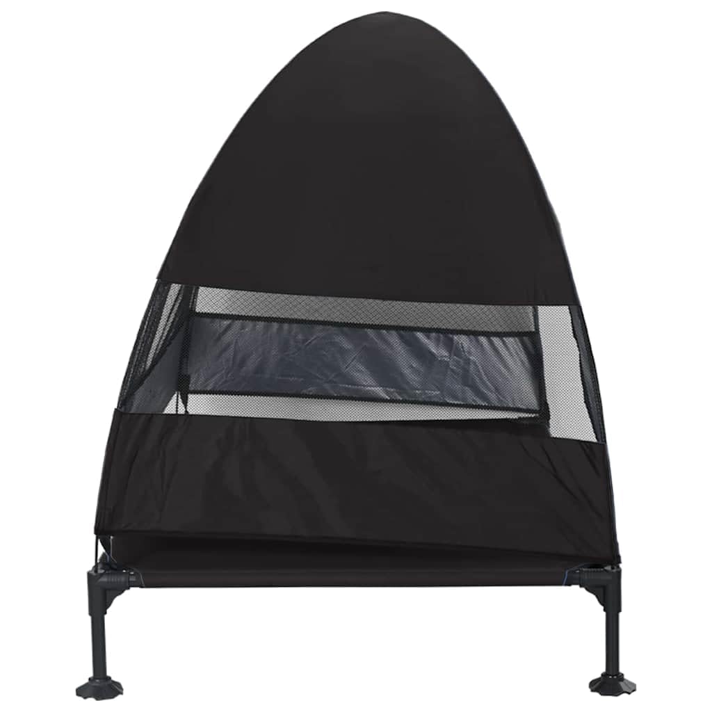 Generico Letto per Cani Elevato Nero 127 x 81 x 108 cm Tessuto e Acciaio,Articoli per Animali,Animali Domestici - Articoli,Articoli per Cani,Lettini per cani-42008221