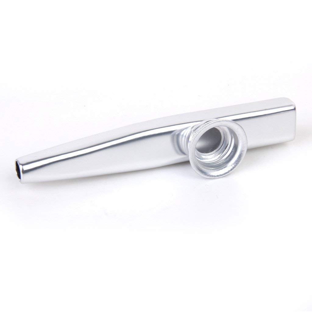 PULABO Practical Design and DurableSilver Metal Kazoo Musical Instruments A Good Companion for Guitar Ukulele Violin Piano Keyboard
