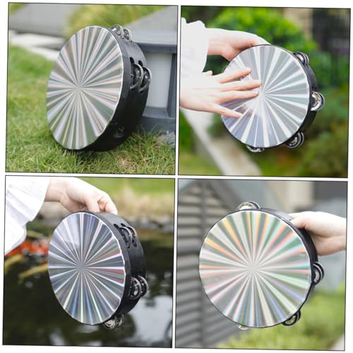 GOOHOCHY Brinquedos 1 Unidade Pandeiro fuet inox pote inox desenvolvimento infantil pandero brinqued