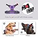 PHOEPET Reflective Dog Harness Large Breed Adjustable No Pull Vest with Handle 2 Metal Rings 3 Buckles [Easy to Put on & Take Off](L, Purple)