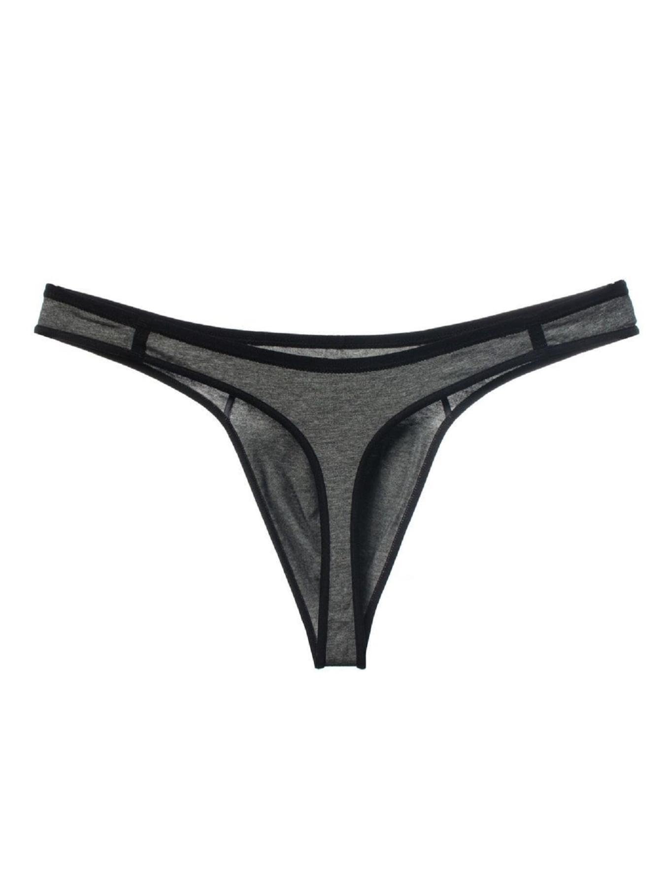 Lot de 3 Strings en Coton pour Homme avec Dos en T Sexy Classique