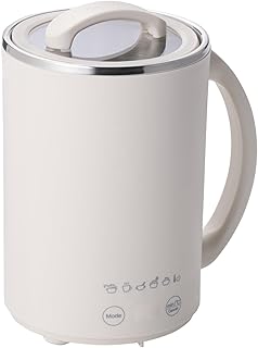 テスコム マグカップ型電気なべ 500mL Cook Mug plus クックマグ プラス 【 沸かす 煮込む 保温 スープ レトルト 手動モード 】 ケーブル長1.5m ベージュ TGM30A-C