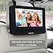 WONNIE 12.5" Reproductor de DVD Portátil con Pantalla Giratoria para Coche Soporte...