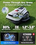 ECOVACS Goat A3000 LiDAR PRO Robotic Lawn Mower for Up to 3/4 Acre, 7500 mAh Battery with 189W Fast Charging, Wire-Free Dual-LiDAR Navigation, Built-in TruEdge Edge Trimmer, Smart App Control
