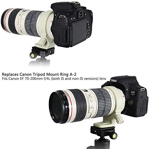 Jjc Durable Tripod Mount Ring Lens Collar Compatible With Canon Ef 70-200Mm F/4L Is Ii Usm, Ef 70-200Mm F/4L And Ef 70-200Mm F/4L Is Lens Replaces Canon A-2 Aii Tripod Mount Ring #TOP4