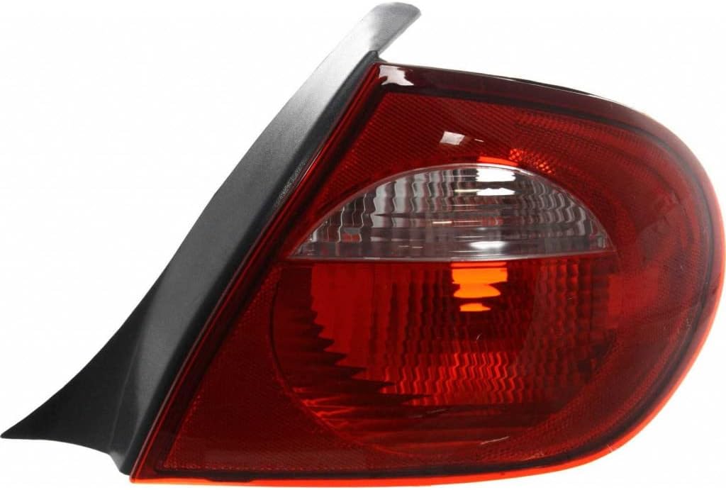 CarLights360 For 2003-2005 Dodge Neon Pair Rear Tail Lights Driver and Passenger Side Assembly Unit w/code MLP CH2800151 CH2801151-replaces 5288527AL/AM 5288526AL/AM