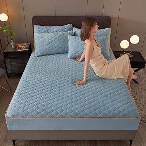 Drap-housse de luxe en velours cristal épais pour grand confort hôtel