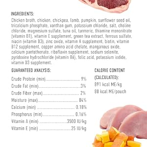 Tiki Canine Senior Mousse Moist Canine Meals, Rooster, Lamb & Pumpkin Recipe, 3.5 oz. Pouch (12 Depend) Tiki Canine Senior Mousse Moist Canine Meals, Rooster, Lamb & Pumpkin Recipe, 3.5 oz. Pouch (12 Depend)