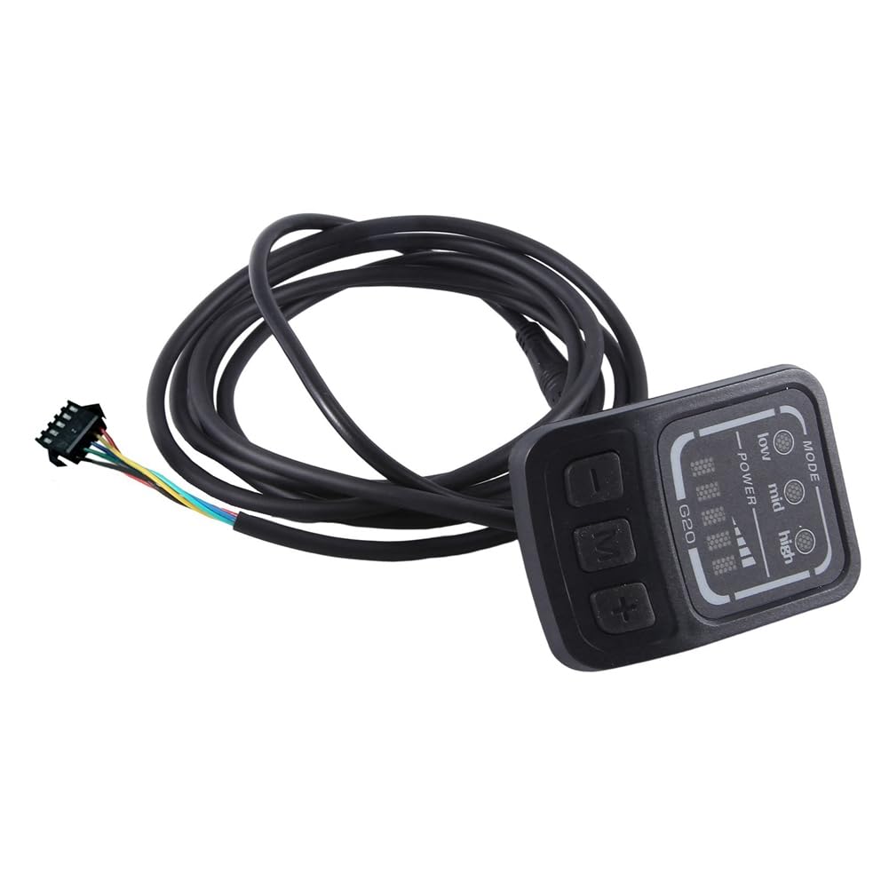 Display Ebike G20 36V/48V Con Connettore A 5 Pin - Display LED Multilingua Per Bici Elettrica