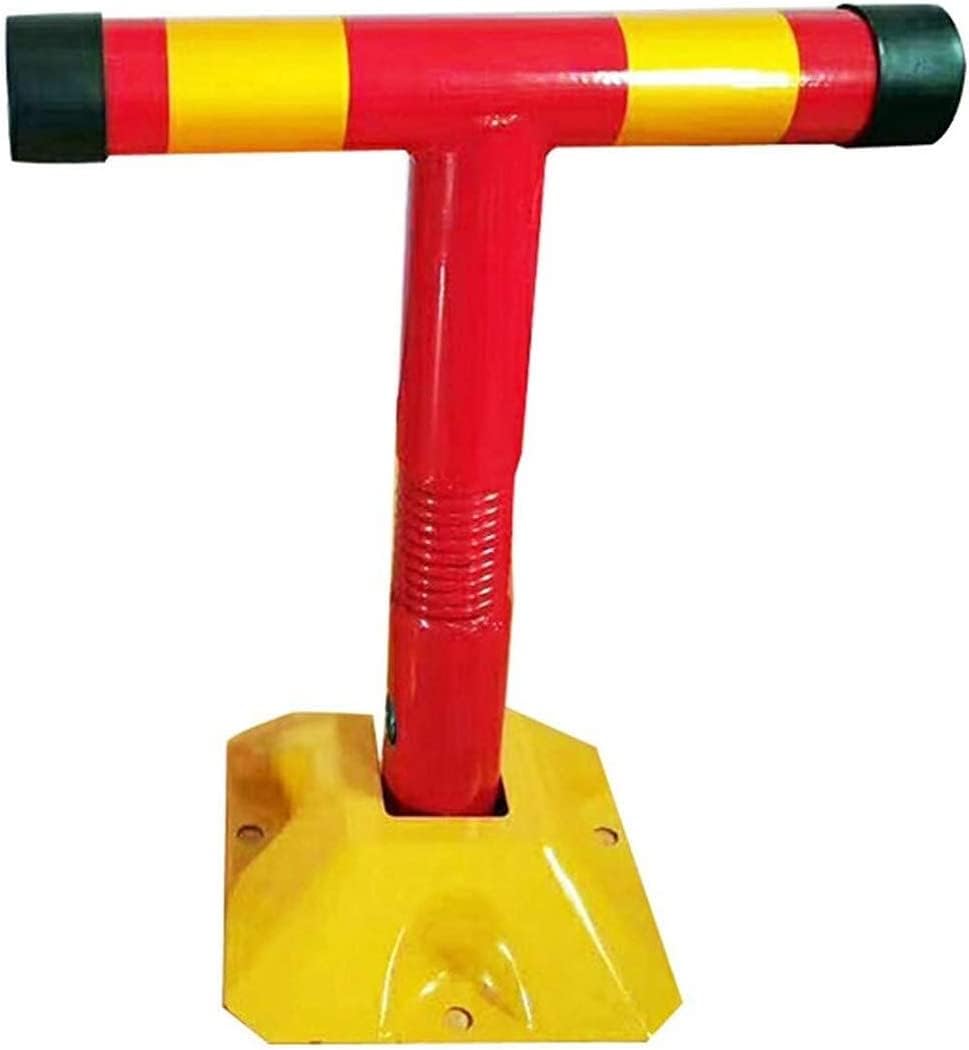 MOKLYF Lockable Parking Barrier, Parking Barrier, Parking Stake, Parking Lock Cylinder, Removable Obstacle, Folding Parking Lot, Parking Barrier, T Blocker Bollard