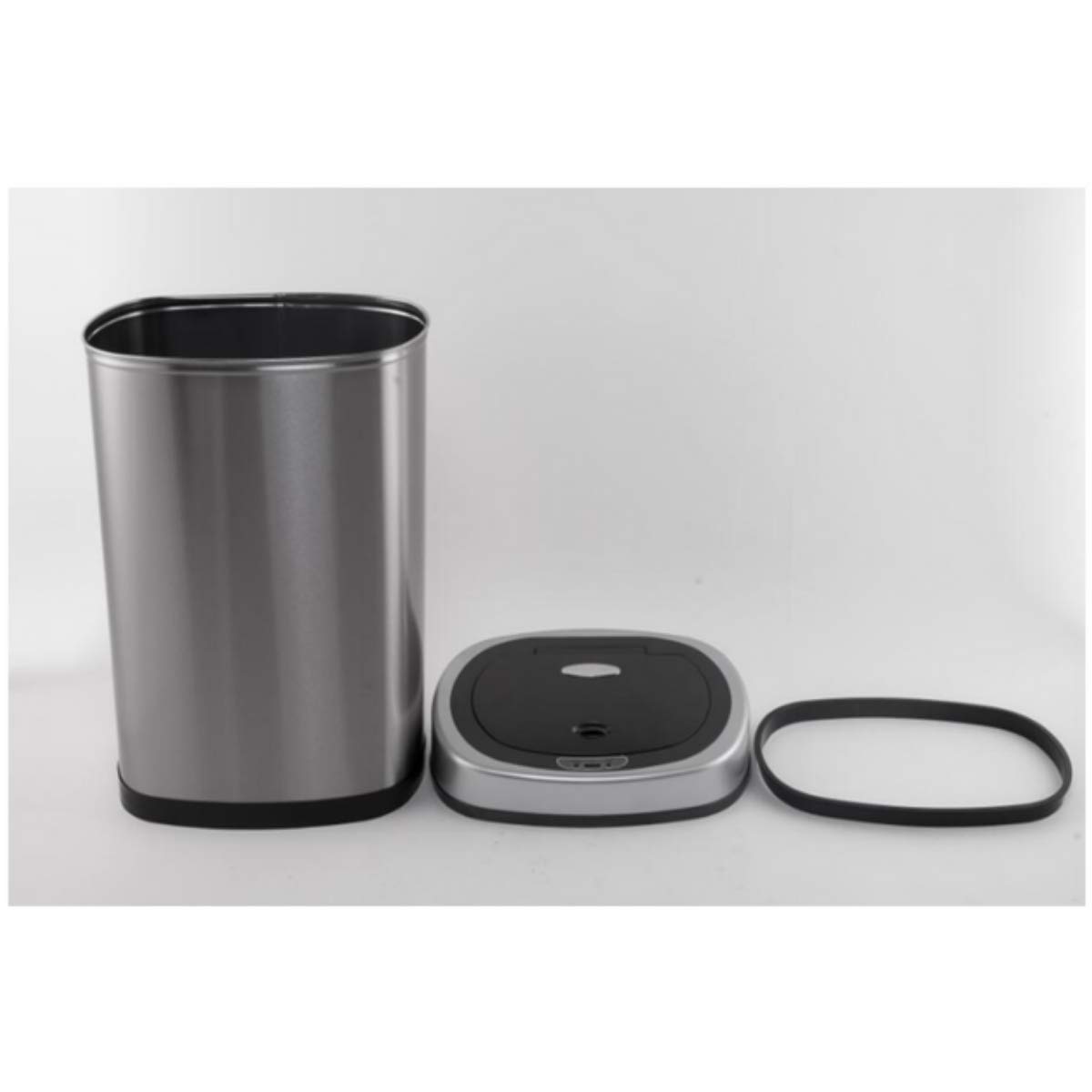 Prullenbak Met Sensor Modern Design - Rijoka - 50L - RVS