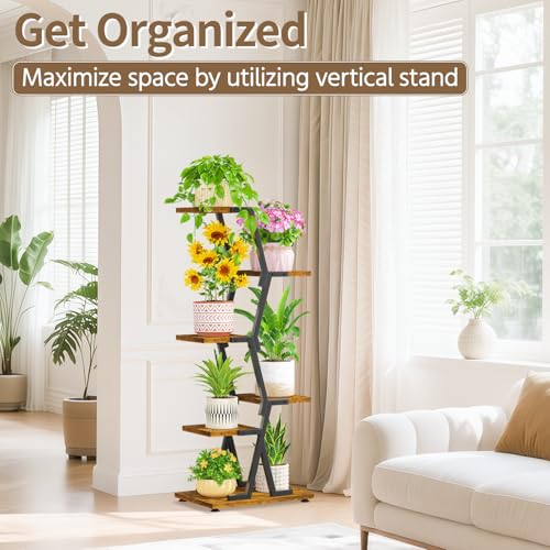 10% Off LASZOLA 5 Tier Tall Plant Stand for Heavy Duty Planters - Image 7