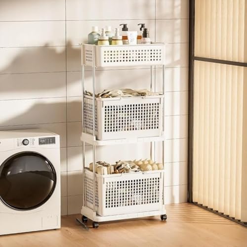 [AOBOPO] �����h���[�o�X�P�b�g ���󕨃J�S 2�i3�i�I���� �L���X�^�[�t����e�ʃ����h���[���S�� �����t���ʋC���E�߃J�S �v���X�`�b�N���y�ʂ������ �����L�b�`�����ʏ����p�r���[ �ȃX�y�[�X�ƒ�p���󂩂�