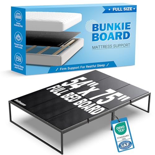 Sellmazon Bunkie Board Full Size (54x75''), Heavy Duty10mm Bed...