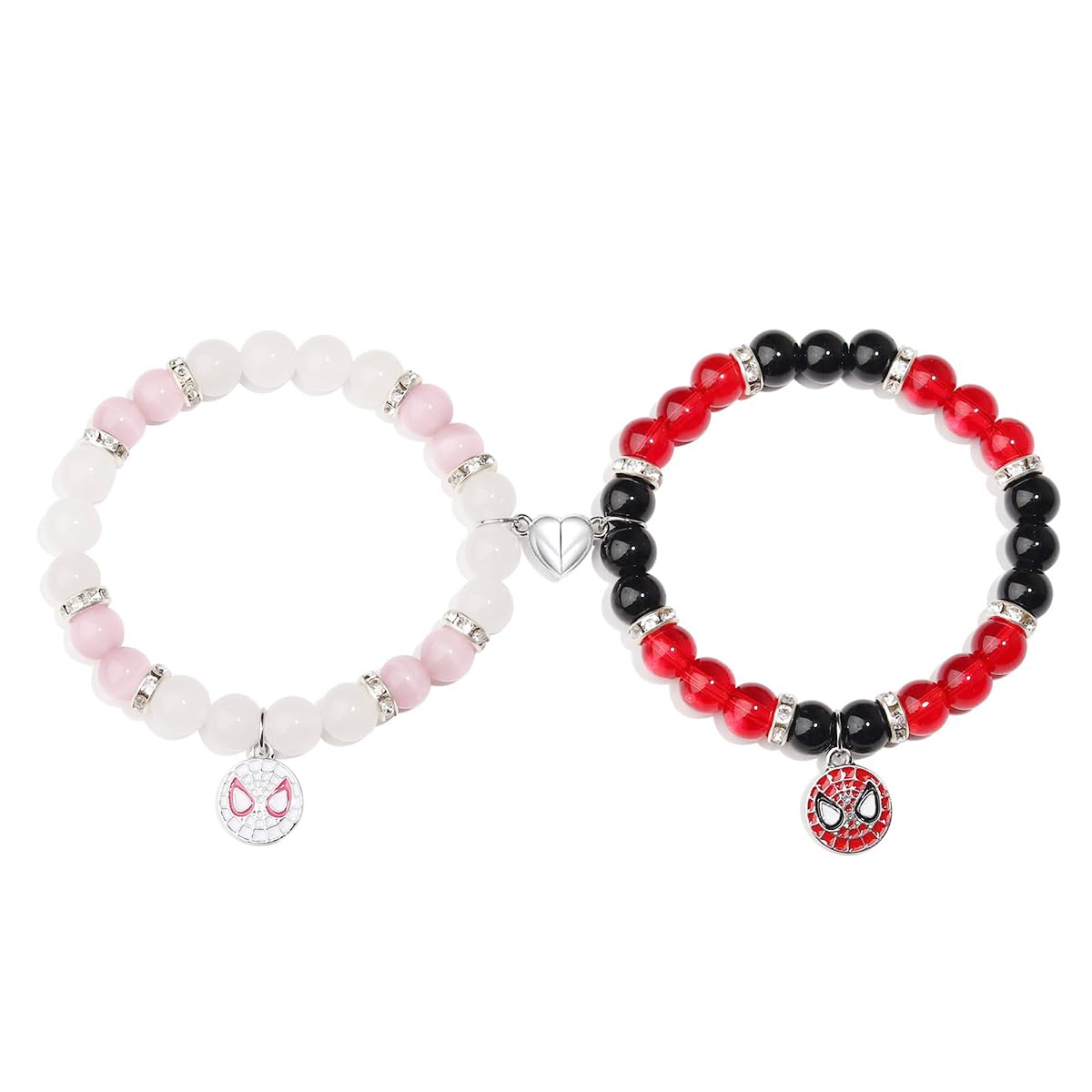 See full amazon price history chart for Venzina® Friendship Bracelet Spiderman Matching Bracelets for Couples Opal Beads Couples BFF Best Friend Bracelet Magnetic Heart Matching Bracelet for Women Girls Sisters Kids Gift Venzina® Friendship Bracelet Spiderman Matching Bracelets for Couples Opal Beads Couples BFF Best Friend Bracelet Magnetic Heart Matching Bracelet for Women Girls Sisters Kids Gift (B0CT8KQYF5) Amazon Price History, Amazon Price Tracker