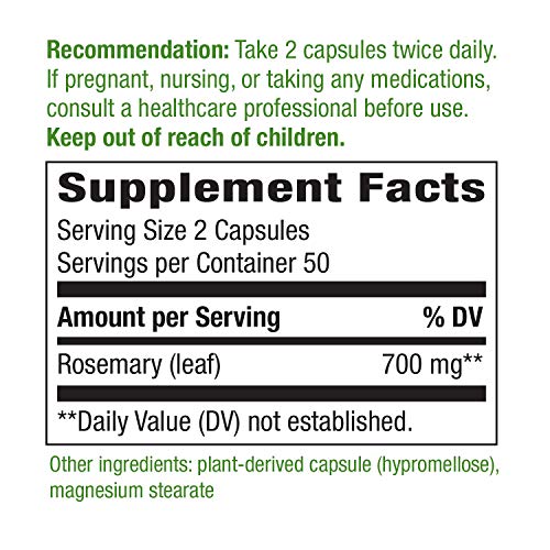 Nature's Way Premium Herbal Rosemary Leaf
