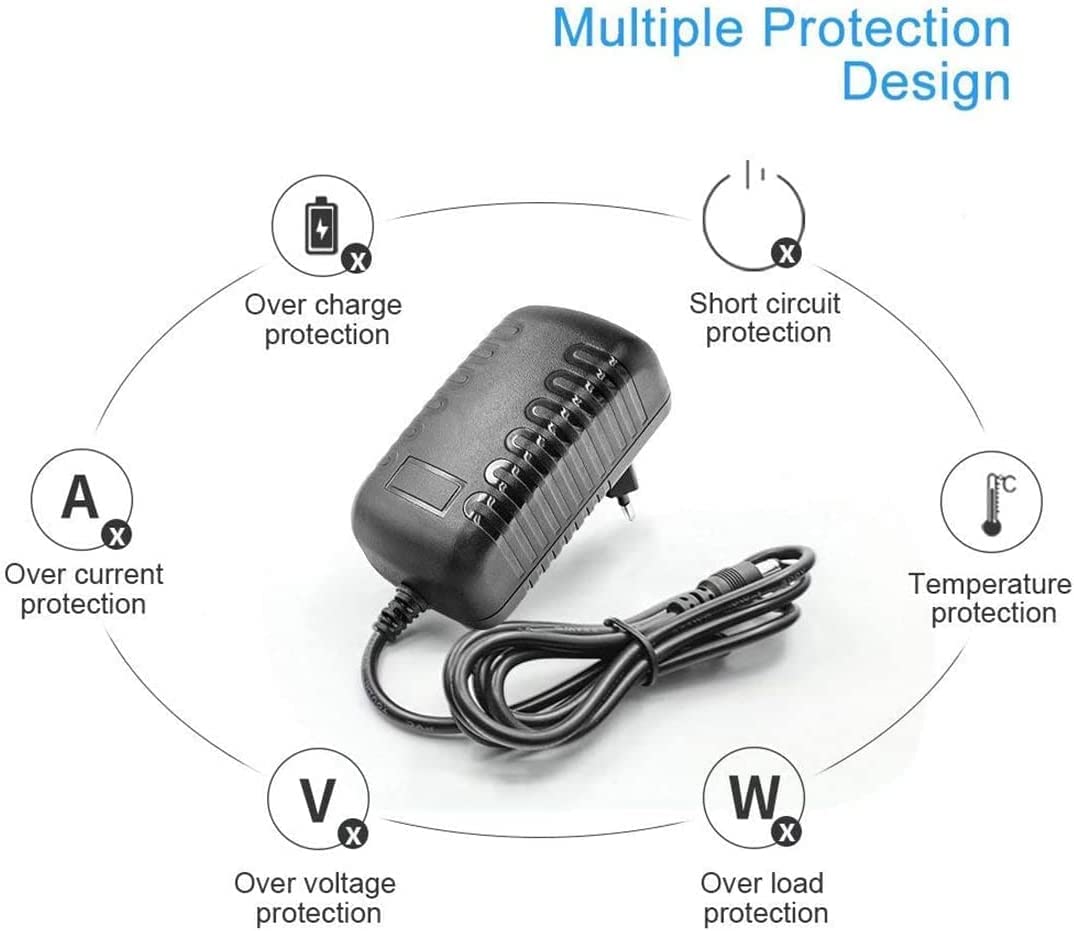 Yolmary 12V 1A AC-DC Adaptor Charger Compatible With Phaze 4 In 1 Jump Starter Booster Pack Power - View #6