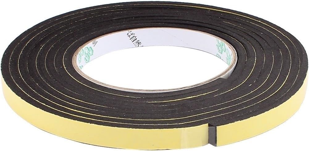 Foam Tape, 2pcs Office Tape 10-50 mm Width 3 Meters Long 4 mm Thick Single Sided Sealing Shockproof Sponge Tape(30 mm*4 mm*3 Meters)