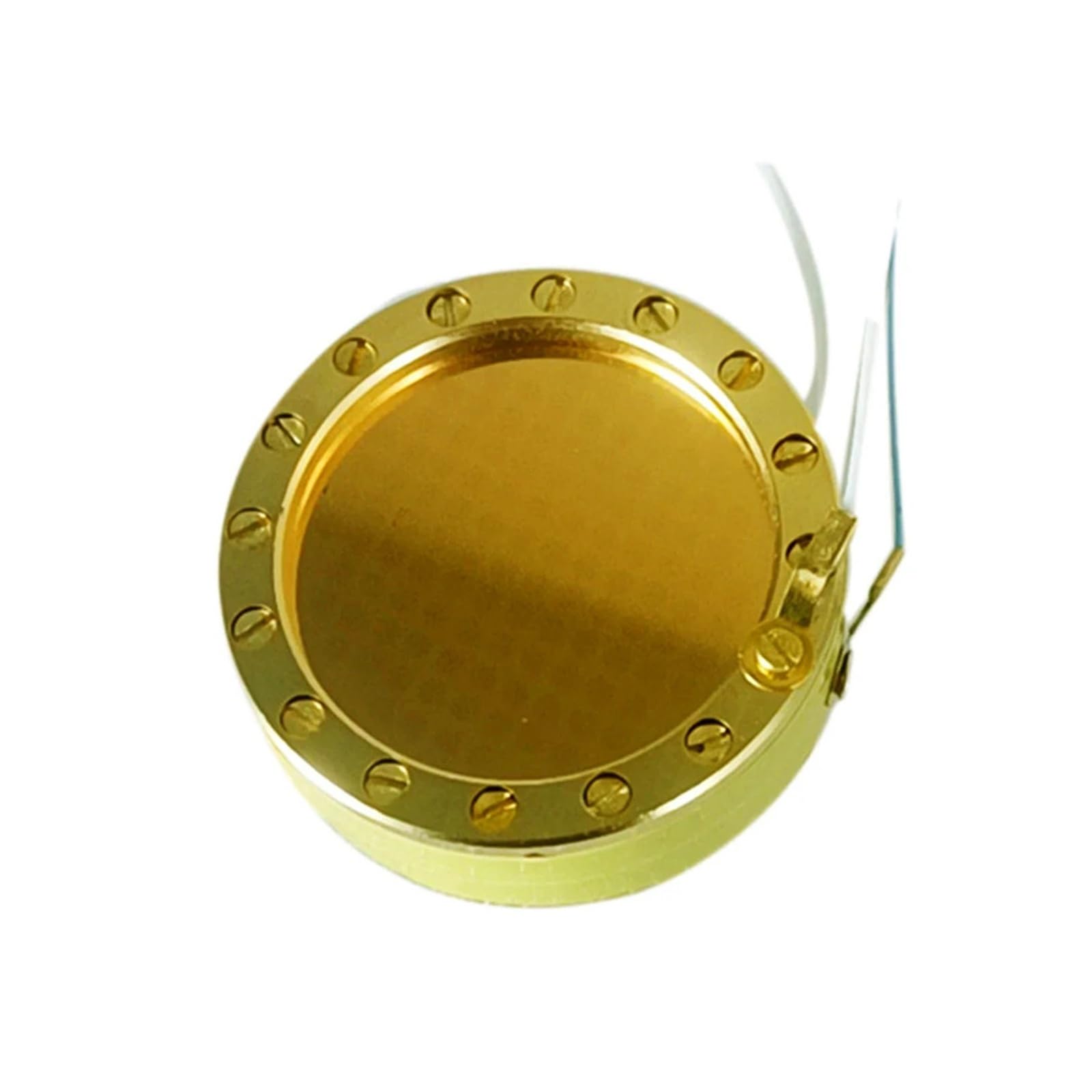 CK12 Microfono da studio con capsula for microfono con terminazione sul bordo singolo, diaframma dorato grande, elemento Pro fai da te, filo di ricambio cardioide da 34 mm(Double sided)