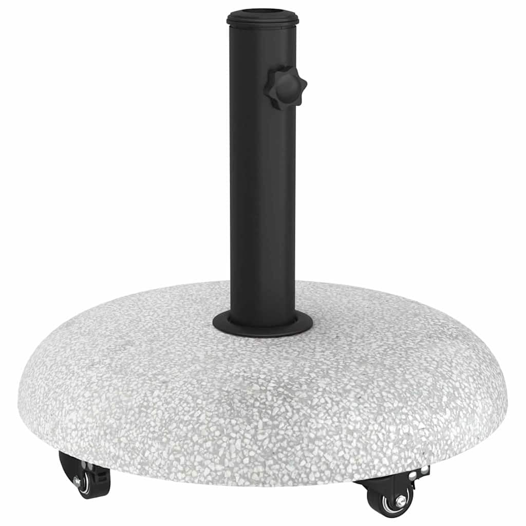 vidaXL Pied de Parasol 21 kg Gris Clair Béton Rond